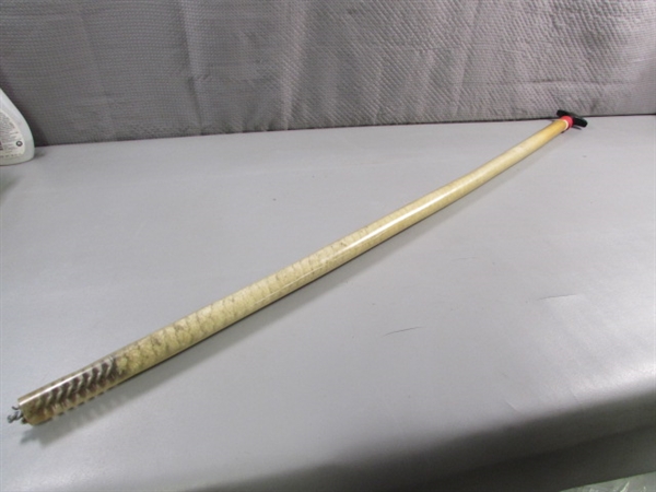 2 RIFLE CASES & BARREL CLEANING ROD