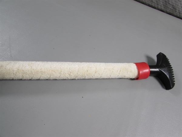 2 RIFLE CASES & BARREL CLEANING ROD