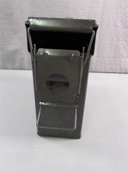 4 METAL AMMO BOXES