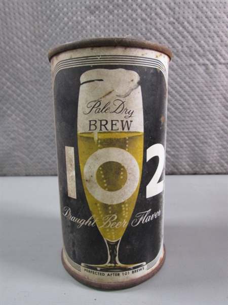 COLLECTION OF VINTAGE SODA & BEER TIN CANS