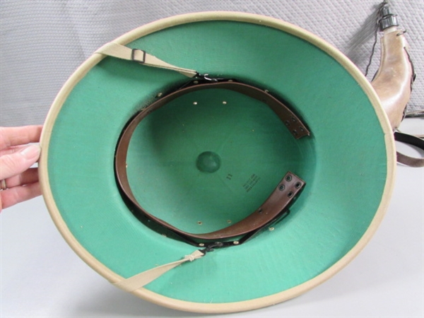 SUN HELMET & WATERSKIN