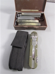 KNIFE SHARPENER & CAMPING/HIKING UTENSILS