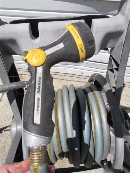 GARDEN HOSE & WHEELED CART