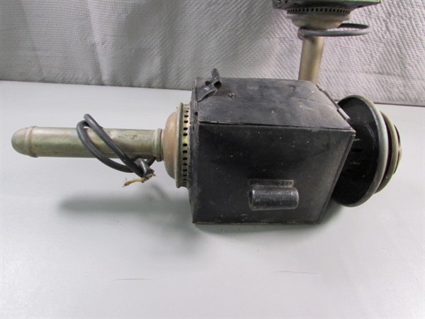 PAIR OF ANTIQUE ELECTRIFIED LANTERNS W/BRACKETS