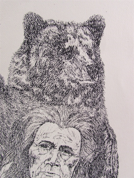 BEAR ART PRINT
