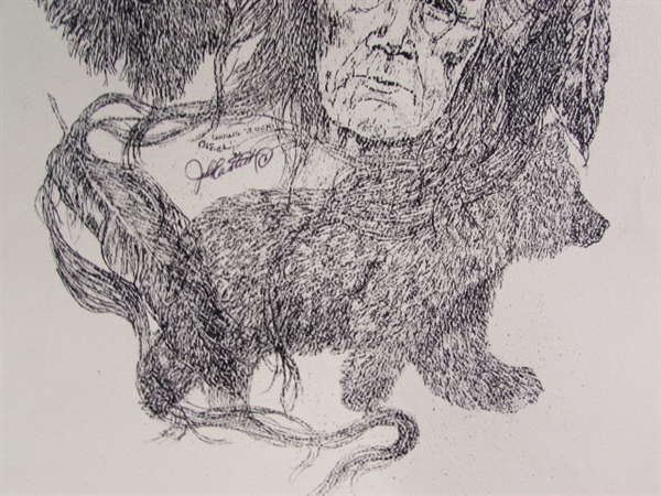 BEAR ART PRINT