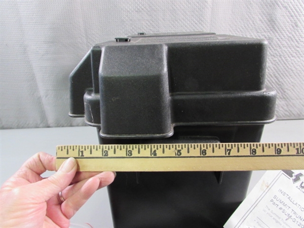 BATTERY BOXES & TRAY - METAL & PLASTIC