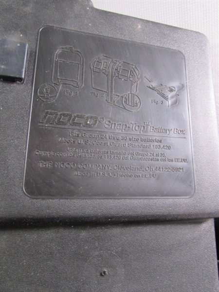 BATTERY BOXES & TRAY - METAL & PLASTIC