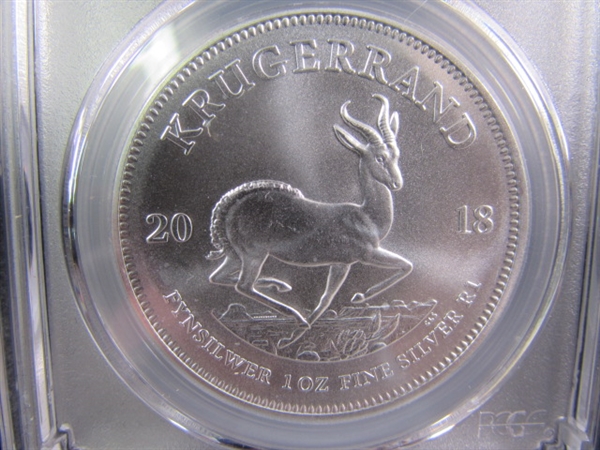 2018 SOUTH AFRICA COIN - 1 OZ FINE SILVER