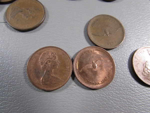 4+ LBS OF 1967 CANADIAN PENNIES
