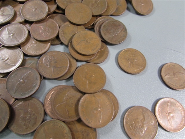 4+ LBS OF 1967 CANADIAN PENNIES