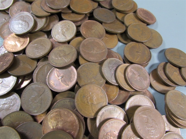 4+ LBS OF 1967 CANADIAN PENNIES