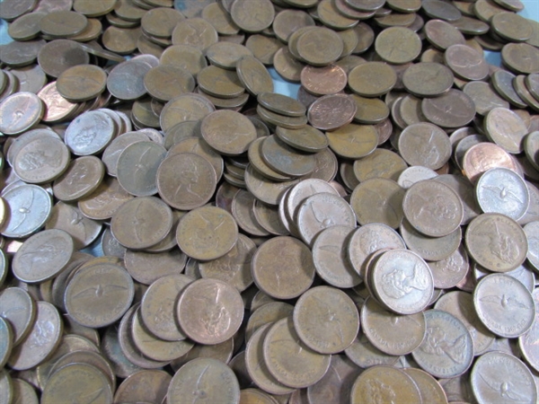 4+ LBS OF 1967 CANADIAN PENNIES