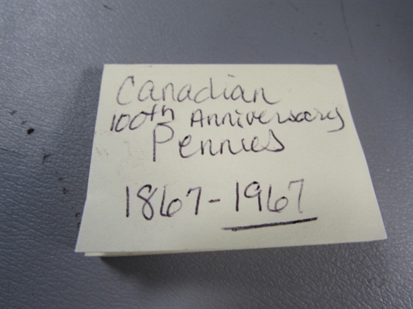 4+ LBS OF 1967 CANADIAN PENNIES