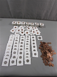 CANADIAN PENNIES, NICKELS, DIMES AND A QUARTER
