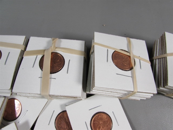 CANADIAN PENNIES, NICKELS, DIMES AND A QUARTER