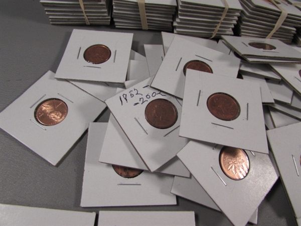 CANADIAN PENNIES, NICKELS, DIMES AND A QUARTER