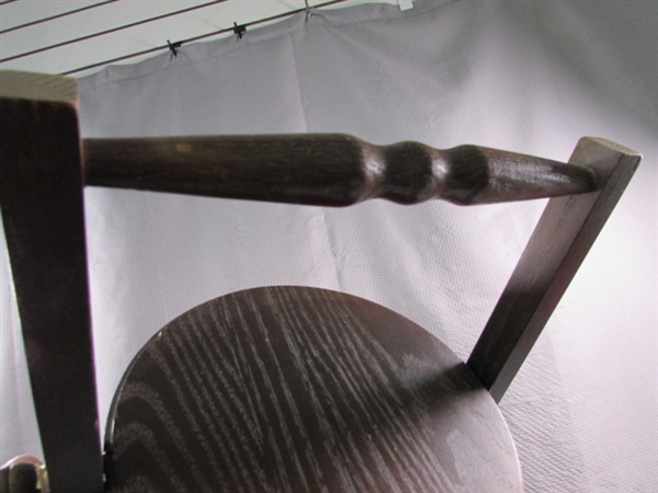 FOLDING WOODEN 3-TIER PLANT STAND