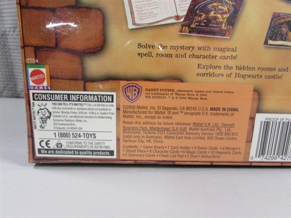 NEW & FACTORY SEALED HARRY POTTER BOARD GAME