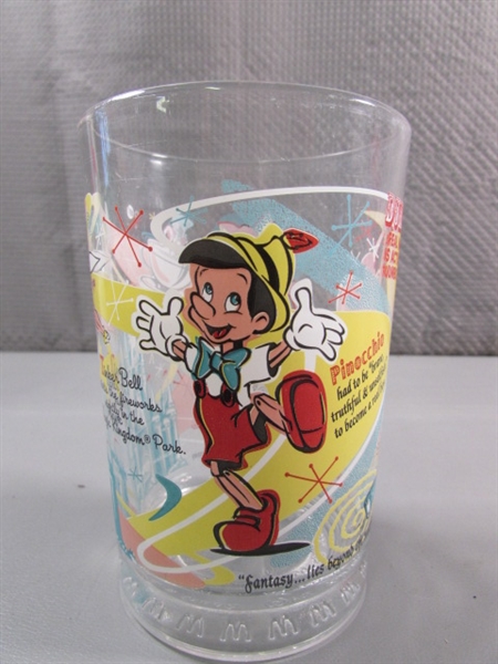 8 COLLECTIBLE WALT DISNEY GLASSES