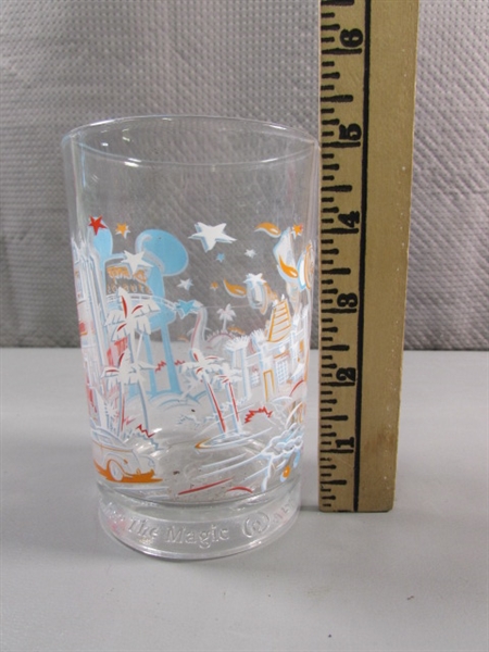 8 COLLECTIBLE WALT DISNEY GLASSES