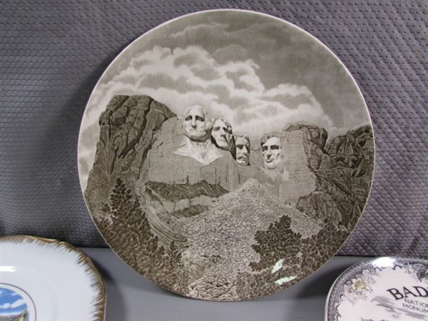 6 VINTAGE SOUVENIR PLATES