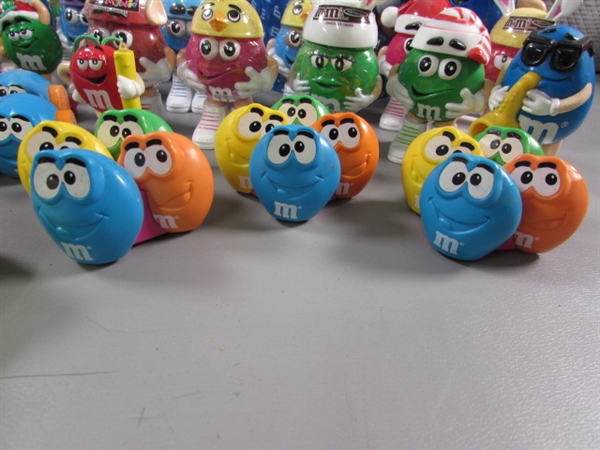 LARGE COLLECTION OF M&M CHARACTER COLLECTIBLES & TOYS