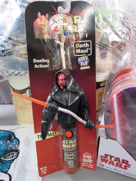 STAR WARS - EPISODE 1 DRINK TOPPERS & COLLECTIBLE TOYS