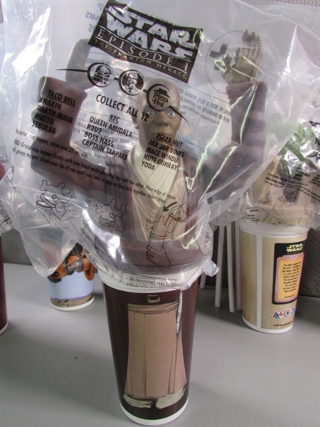 STAR WARS - EPISODE 1 DRINK TOPPERS & COLLECTIBLE TOYS