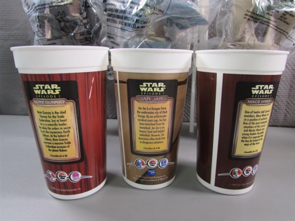 STAR WARS - EPISODE 1 DRINK TOPPERS & COLLECTIBLE TOYS