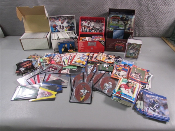 FOOTBALL TRADING CARDS - MIXED YEARS & BRANDS