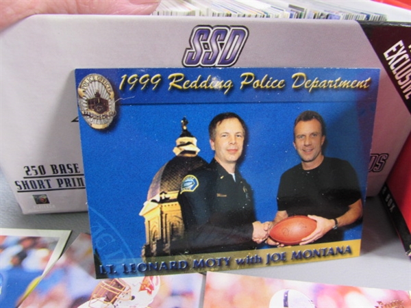 FOOTBALL TRADING CARDS - MIXED YEARS & BRANDS