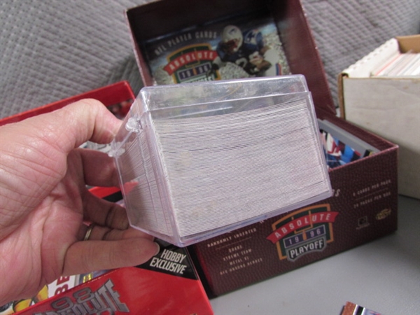 FOOTBALL TRADING CARDS - MIXED YEARS & BRANDS