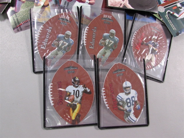 FOOTBALL TRADING CARDS - MIXED YEARS & BRANDS