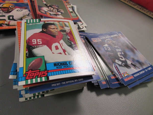 FOOTBALL TRADING CARDS - MIXED YEARS & BRANDS