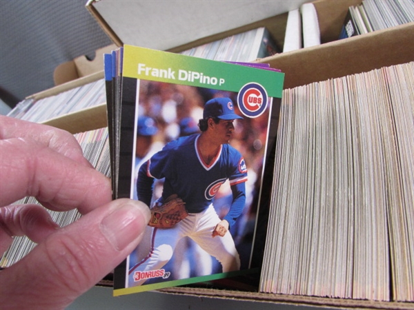 4 BOXES OF BASEBALL CARDS - MIXED YEARS & BRANDS