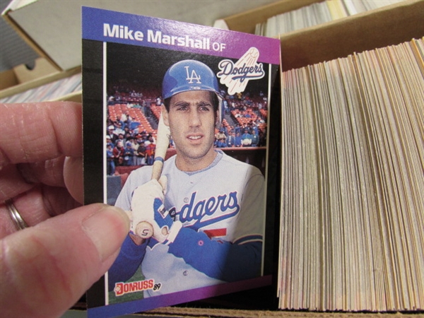 4 BOXES OF BASEBALL CARDS - MIXED YEARS & BRANDS