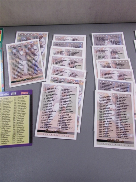 4 BOXES OF BASEBALL CARDS - MIXED YEARS & BRANDS