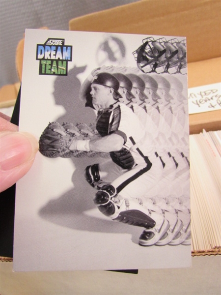 4 BOXES OF BASEBALL CARDS - MIXED YEARS & BRANDS