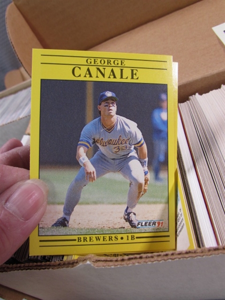 4 BOXES OF BASEBALL CARDS - MIXED YEARS & BRANDS