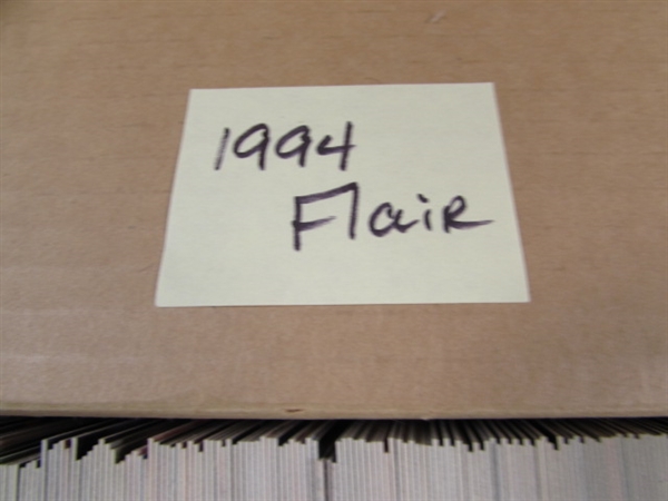 4 BOXES OF BASEBALL CARDS - MIXED YEARS & BRANDS