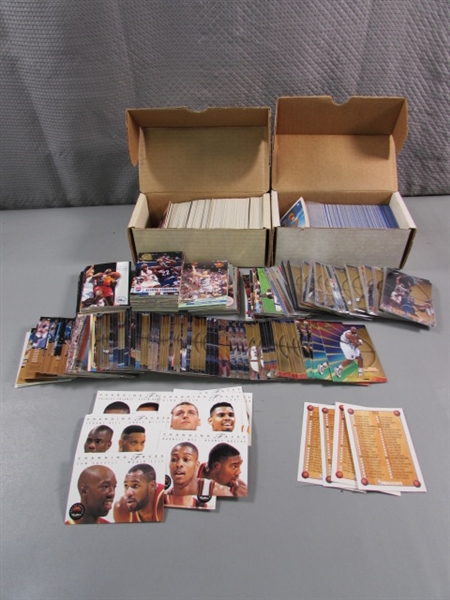 2 BOXES OF ASSORTED BASKETBALL TRADING CARDS