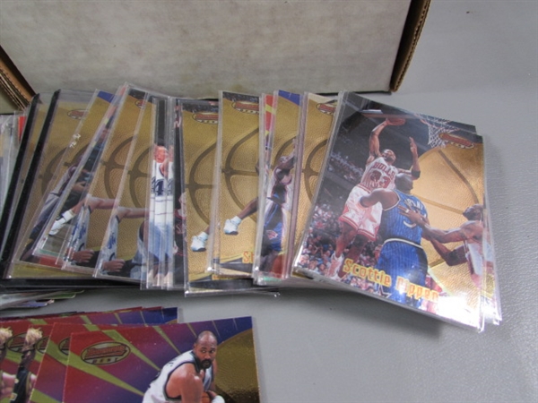 2 BOXES OF ASSORTED BASKETBALL TRADING CARDS