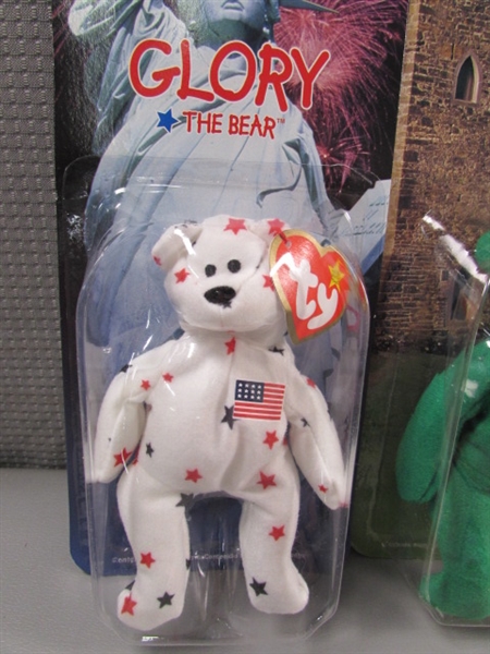 SET OF 4 MCDONALDS TY BEANIE BABIES - INTERNATIONAL SERIES - NEW IN PACKAGES