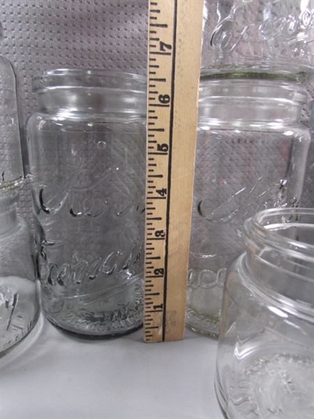 ANTIQUE PINT & QUART KERR CANNING JARS