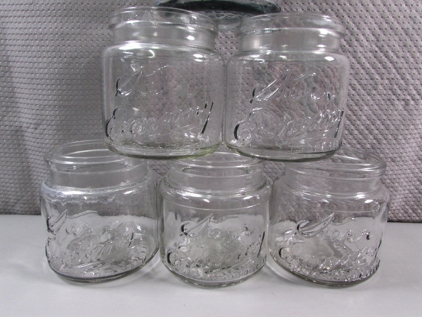 ANTIQUE PINT & QUART KERR CANNING JARS