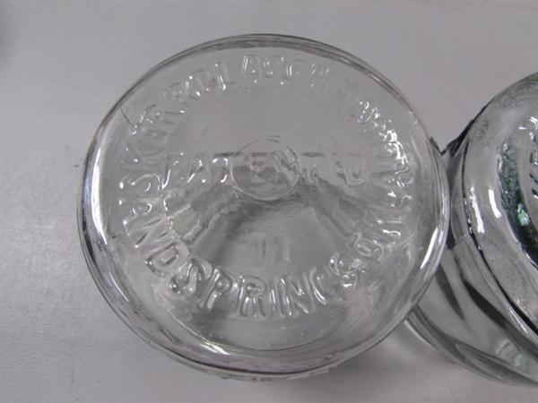 ANTIQUE PINT & QUART KERR CANNING JARS