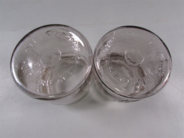 ANTIQUE PINT & QUART KERR CANNING JARS