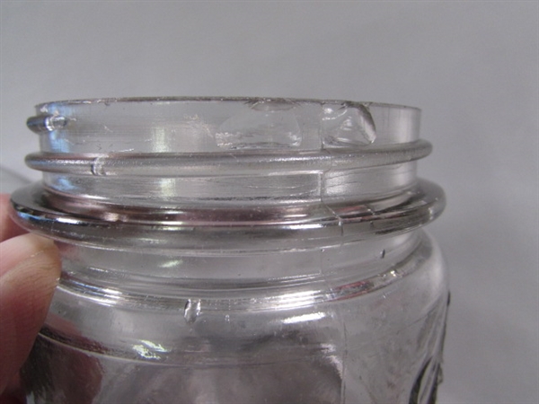 ANTIQUE PINT & QUART KERR CANNING JARS