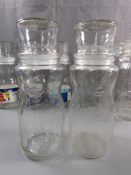 17 PLANTERS STORAGE JARS W/LIDS